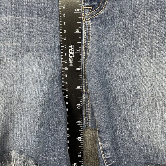 Altar’d State Shorts Womens 28 Blue Jeans Denim Cut Off Distressed Medium Wash - Picture 9 of 13